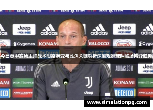 今日意甲赛场主帅战术思路演变与胜负关键解析深度观察球队临场博弈趋势
